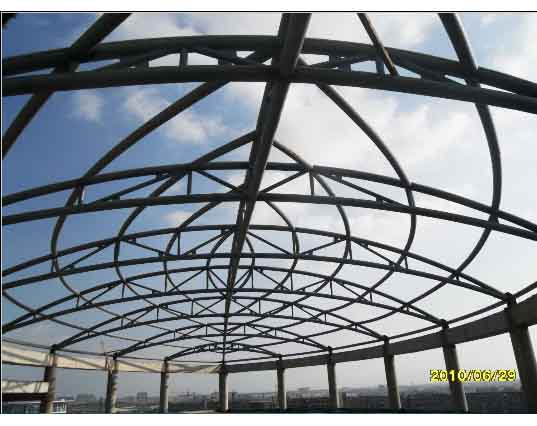 灌南中煤朔州宾馆管桁架工程